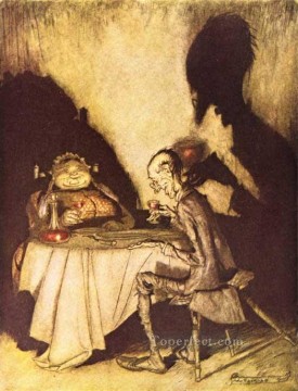  esposa Lienzo - Mother Goose Jack Sprat y su esposa ilustrador Arthur Rackham